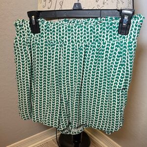 a new day Green and White High Waist Shorts